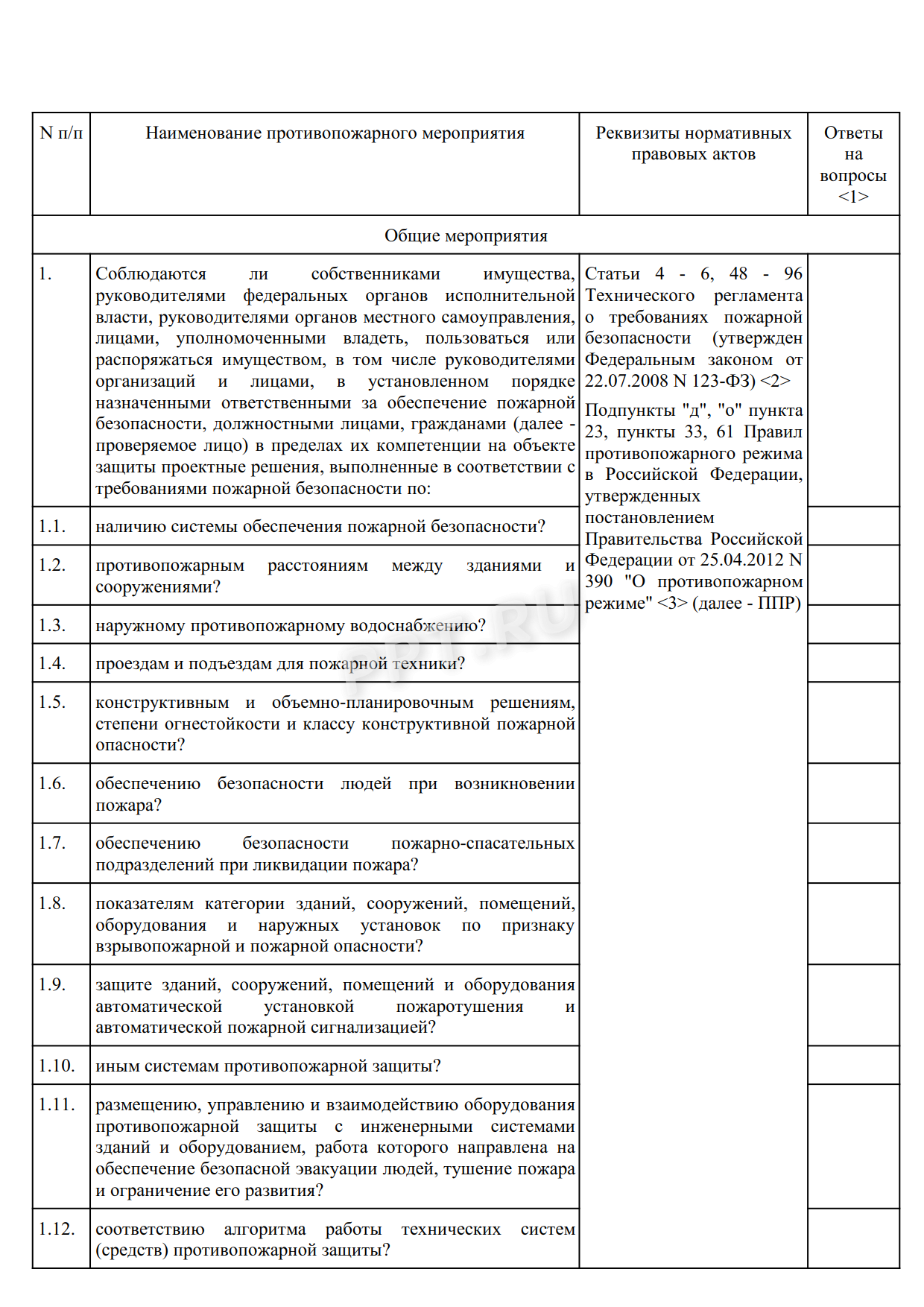 Чек-лист 1