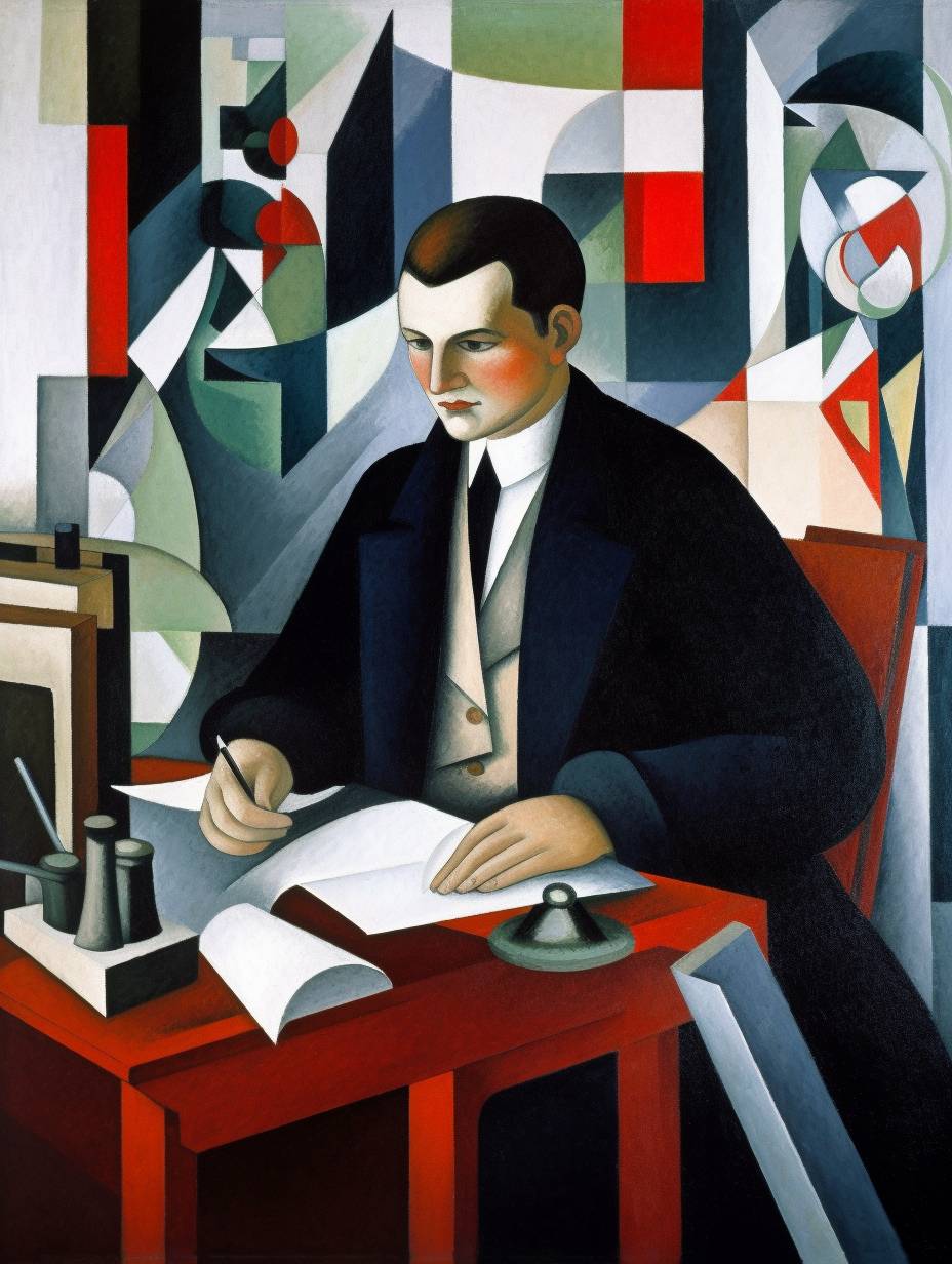 Примерно так бухгалтера написал бы Малевич