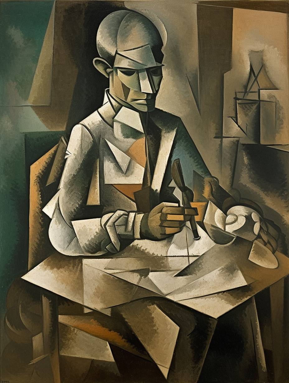 Обычный бухгалтер глазами Пабло Пикассо