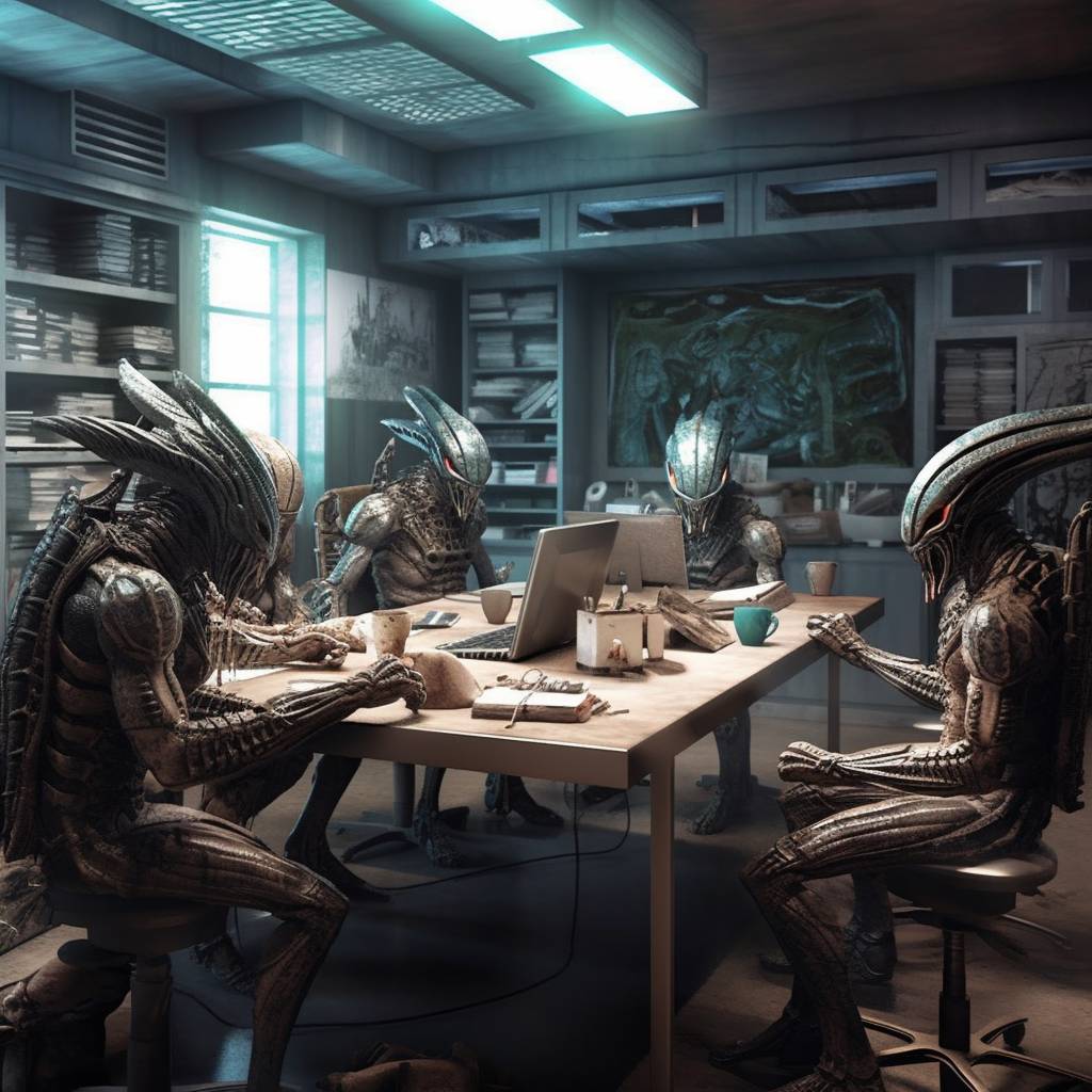 Совещание в стиле Чужого против Хищника