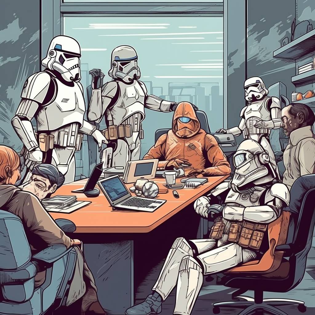 Совещание в стиле Звездных войн