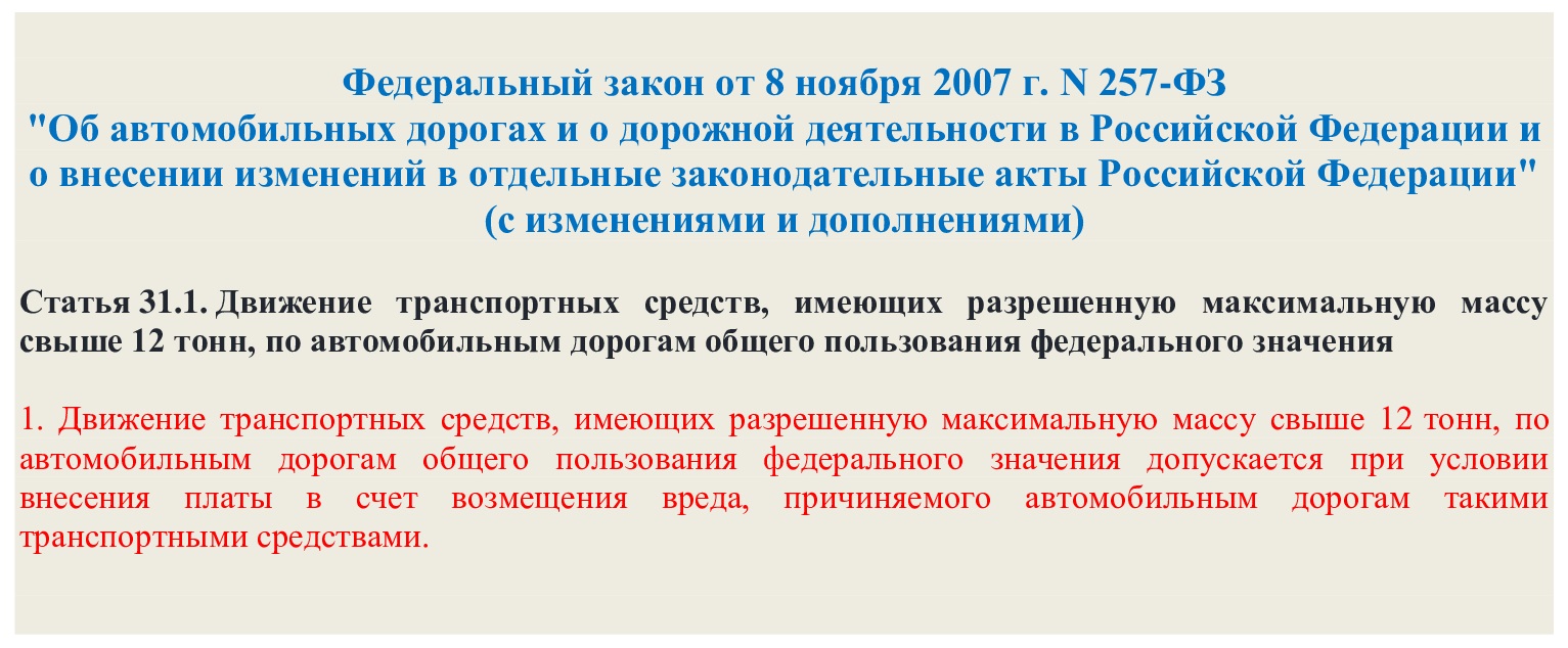 Ч. 1 ст. 31.1 ФЗ 257