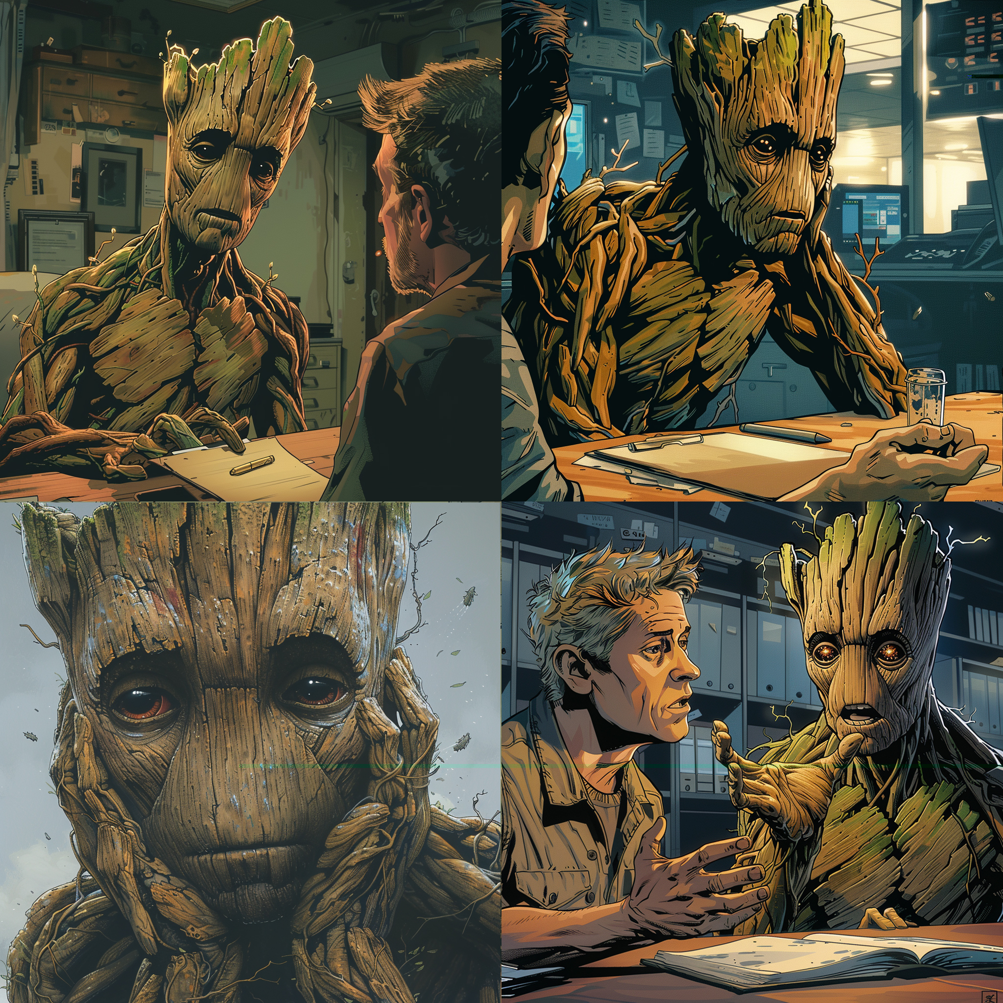 Грут и собеседование на работу мечты