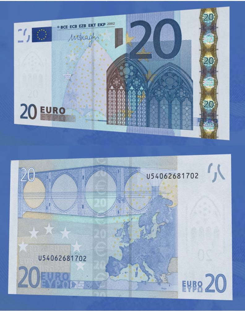 20 евро: первая серия
