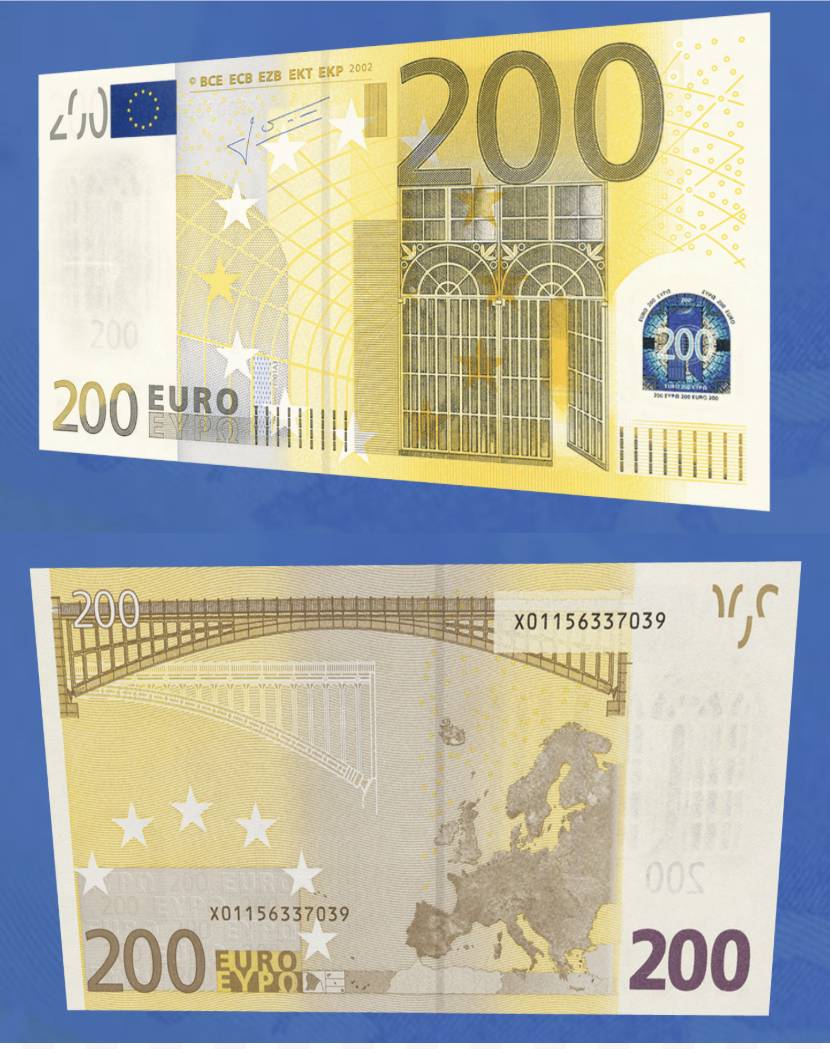 200 евро: первая серия