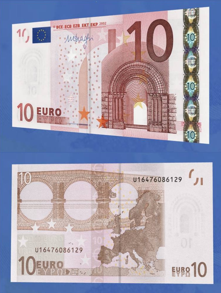 10 евро: первая серия
