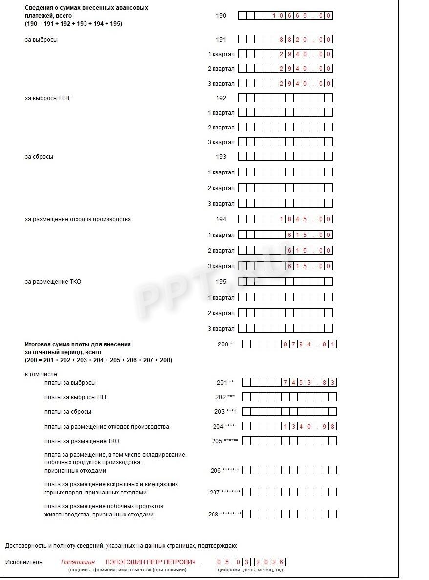 Шаг 3. Заполняем страницы 3–5 (стр. 4), стр.3