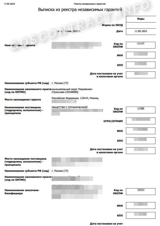 Как найти независимую гарантию в ЕИС